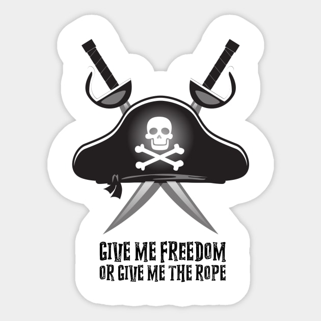 It's a Pirate's life for me savvy Sticker by Your_wardrobe